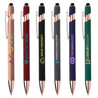 PENNA PRINCE GOMMATA IN ORO ROSA CON STYLUS